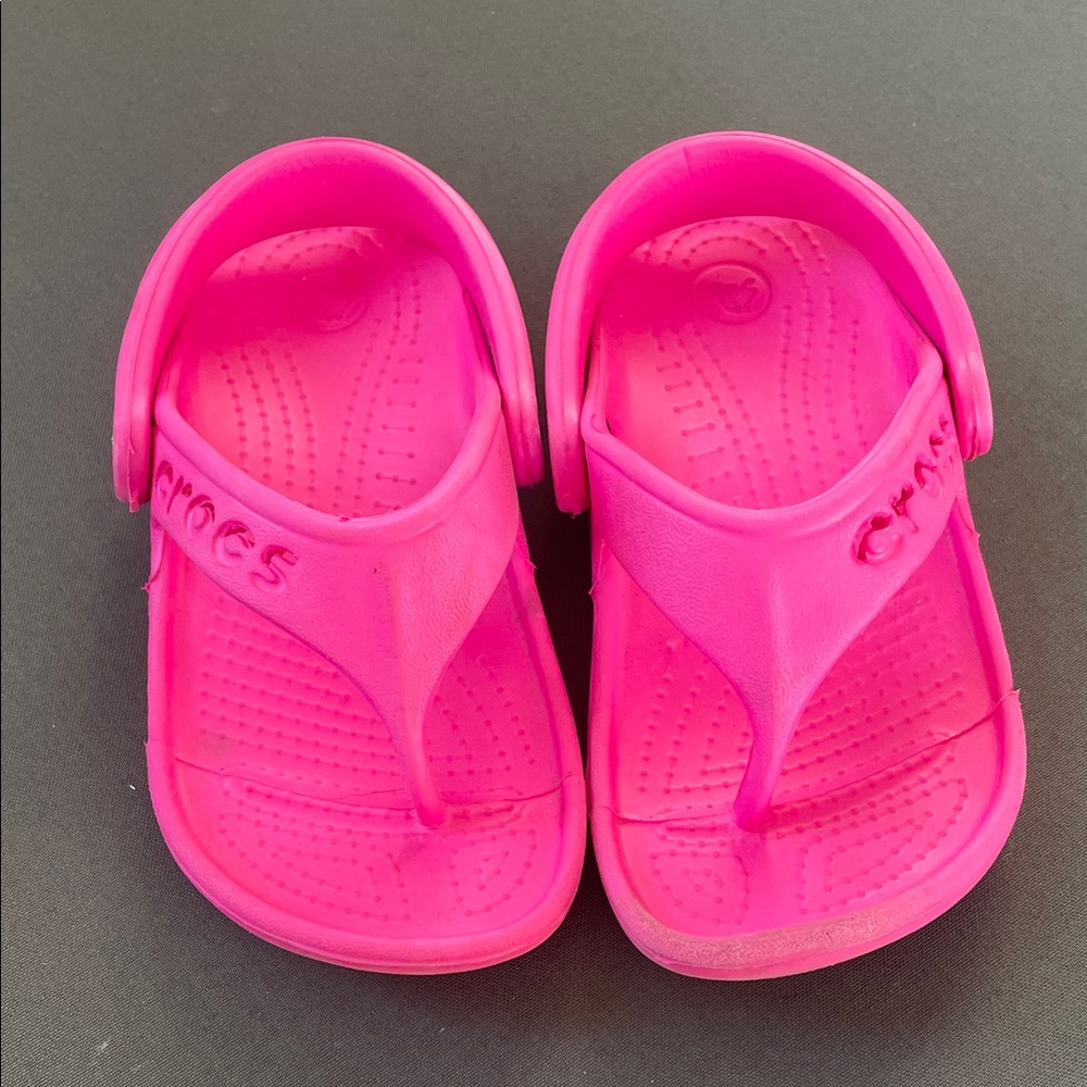 CROCS Kids Bright Pink Sandals